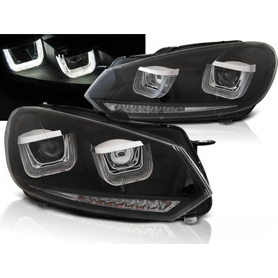 Predné svetlá VW Golf 6 U-Type LED Dynamic Black