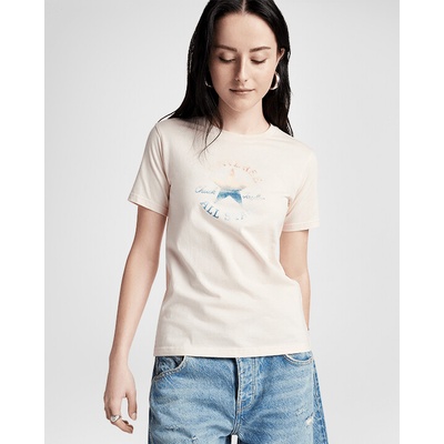 Converse Watercolor Chuck Taylor T Shirt 10027385 A03 Pink