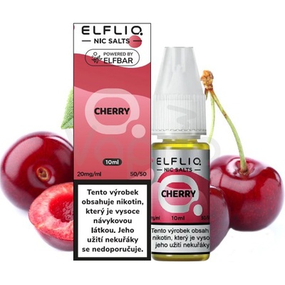 ELFLIQ Nic SALT Třešeň 10 ml 20 mg