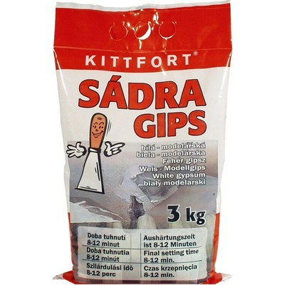 Kittfort modelárska sadra biela 3kg