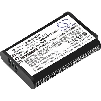 Cameron Sino Батерия за Kenwood Nx-P500, Tk-3601d, 1800 mAh, Li-Ion (CS-KNB810TW)