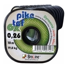 BroLine šňůra PIKE TEF 6x 10m 0,14mm 10,6kg