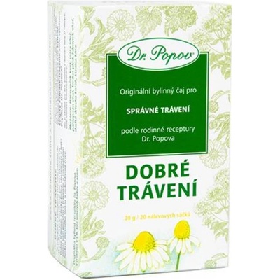 Dr.Popov Čaj Dobré trávení 20 x 1,5 g