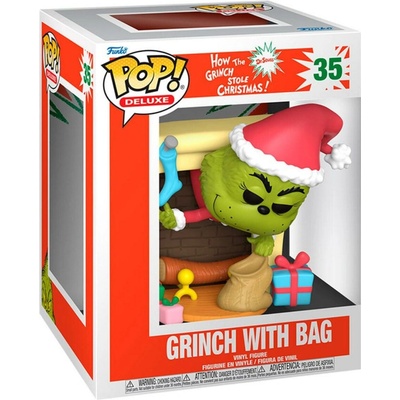 Funko Pop! 35 Deluxe How the Grinch Stole Christmas Grinch with Bag