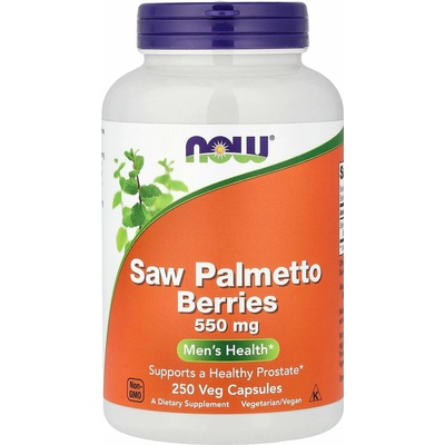 Now Foods SAW Palmetto BERRIES 550 mg 250 kapsúl