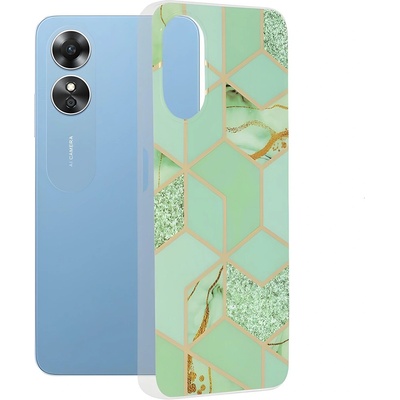 Techsuit Marble калъф за Oppo A17 - Зелена KP29203 (29203)