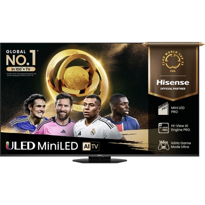 65" U8Q, 4K Ultra HD 3840x2160, Mini Led Pro, FALD, Quantum Dot, 165Hz, IPS, HDR 10+, HLG, Dolby Vision IQ, Dolby Atmos, Smart TV, Light Sensor, WiFi 5GHz, WiFi Direct, BT, Anyview Cast, 3x (65U8Q)