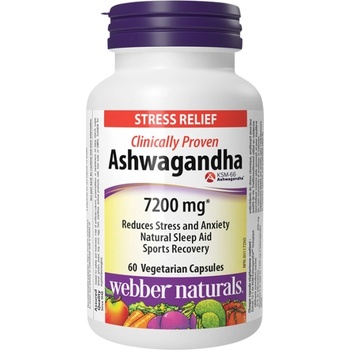 Image 1 of Webber Naturals Ashwagnadha 7200 mg | as KSM-66 [60 капсули]
