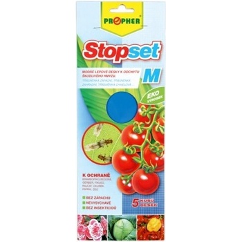 PROPHER Stopset M - modré lepové desky 25x10cm 5ks