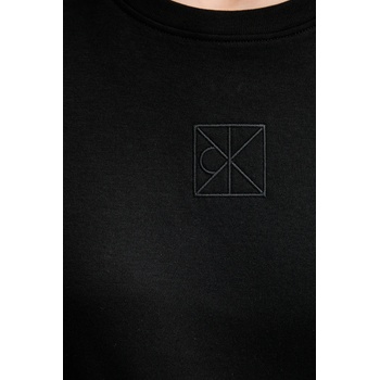 Calvin Klein Памучна тениска Calvin Klein дамска в черно LV044D201G (LV044D201G)