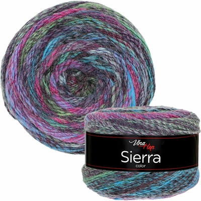 Vlna-hep Příze Sierra color - vlna + akryl Sierra color: 7211