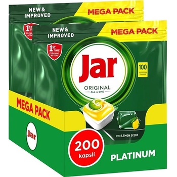 Jar Original Lemon kapsle do myčky 200 ks