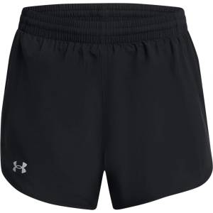 Under Armour Дамски къси панталони Under Armour Womens Fly By Performance Running Shorts - Black/Reflectiv