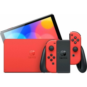 Nintendo Switch OLED Model Mario Red Edition Конзоли за игри