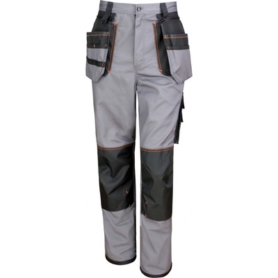 Result X Over Cordura Unisex pracovné nohavice s puzdrom R324X Grey