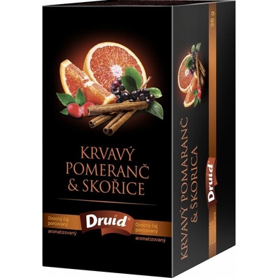 Druid Čaj ovocný Krvavý pomeranč a Skořice 18 ks