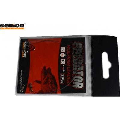 Sellior Wolframové lanko Predator 15cm 5kg 2ks