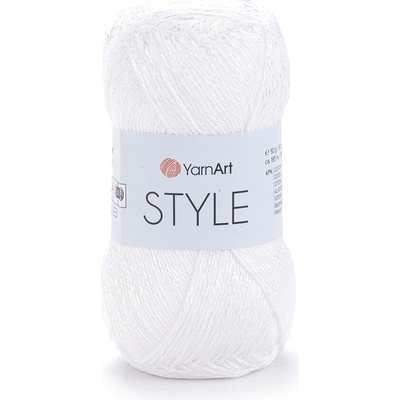 Yarn Art příze Style 650 bílá