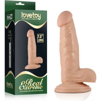 Image 1 of Реалистично дилдо с тестиси, 17, 5см. - Real Extreme Dildo (LVTOY00469)