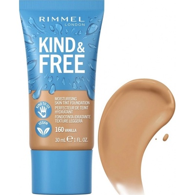 Rimmel London Kind & Free Moisturising Skin Tint Foundation hydratační make-up 160 Vanilla 30 ml