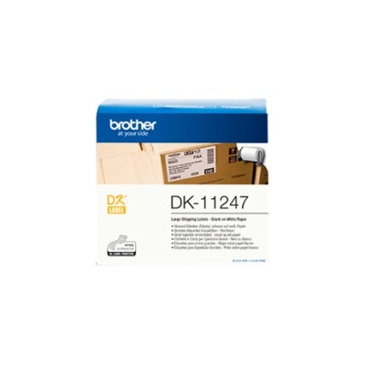 Brother DK-11247 - čierna na biele, 103 mm x 164 mm DK11247