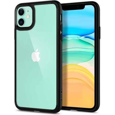 Spigen Ultra Hybrid Case - хибриден кейс с висока степен на защита за iPhone 11 (черен)