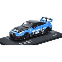 Solido Nissan GT-R R35 LBWK 5 modrý 1:43