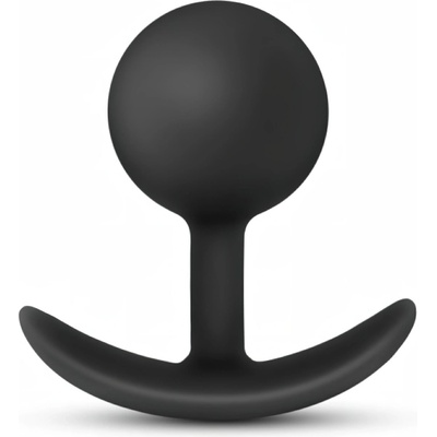 Anal Adventures Platinum - анален плъг (черен)