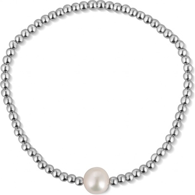 JwL Luxury Pearls korálkový náramok s pravou sladkovodnou perlou JL0713