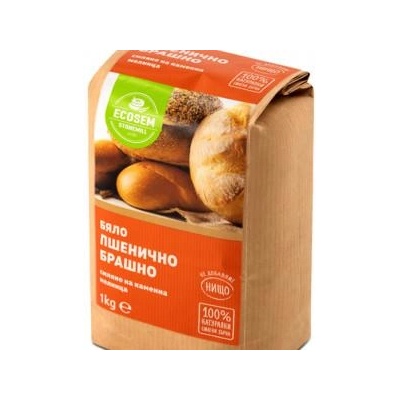ECOSEM Натурално бяло пшенично брашно