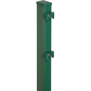 Stĺpik pre plot z dvojitého zváraného pletiva zelený 240 cm