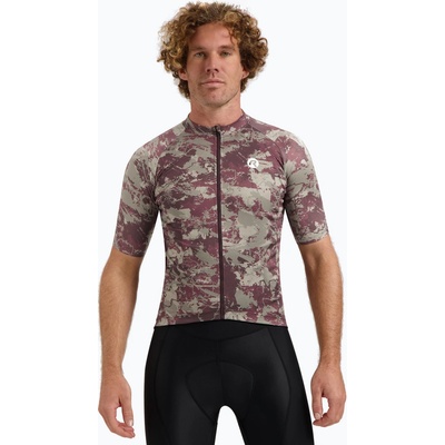 Rogelli Essential Graphic II taupe/bordeaux pánsky
