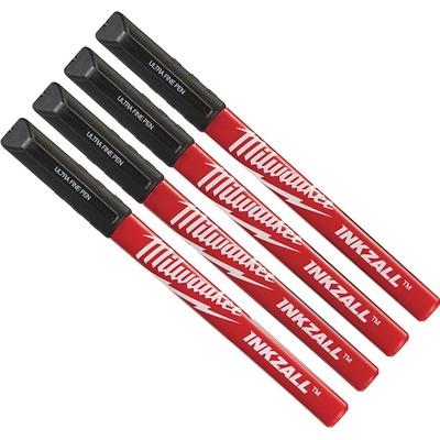 Milwaukee INKZALL perá s tenkým hrotom čierne 4ks 48223164