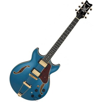 Ibanez Полу-акустична китара Ibanez - AMH90, Prussian Blue Metallic (396376)