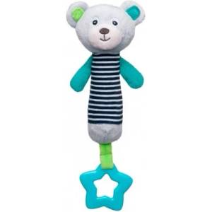 Canpol Мека играчка с чесалка и дрънкалка Canpol - Bears, сива (68/055_gry)