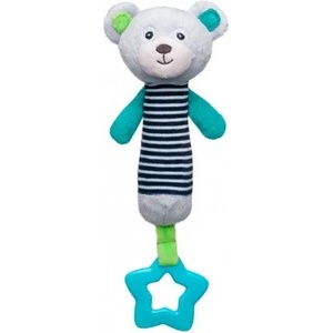 Canpol Мека играчка с чесалка и дрънкалка Canpol - Bears, сива (68/055_gry)