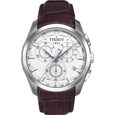 Tissot Мъжки часовник Tissot Couturier 035.617. 16.031. 00, Кафяв (TIS035.617.16.031.00)
