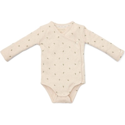 Little Dutch Бебешко боди с дълъг ръкав Little Dutch - Прегърни ме, Green Leaves, 68 cm, 4-6 м (CL24290016)