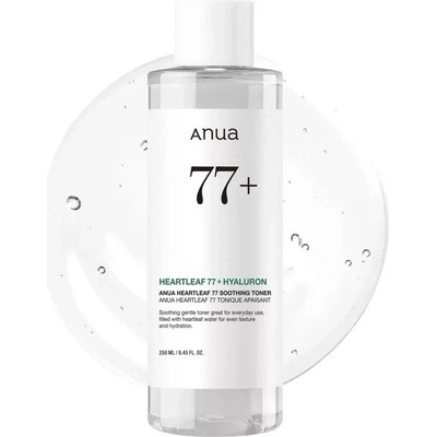 Anua Heartleaf 77+ Soothing Toner [Повредена хартиена опаковка] - Успокояващ тоник с 77% екстракт от сърцевидка 250мл