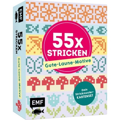 Edition Michael Fischer 55 x stricken - Gute-Laune-Motive: Deine Strickmustersammlung als Kartenset | Edition Michael Fischer
