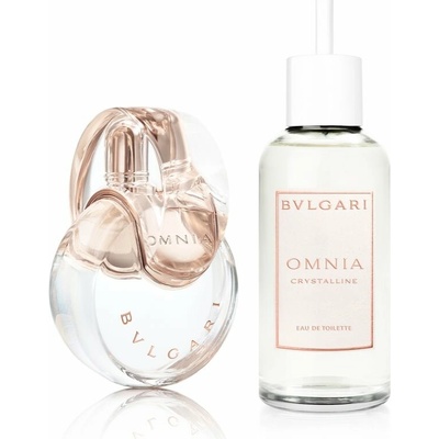 Bvlgari Omnia Crystalline EDT plniteľná 100 ml + Bvlgari Omnia Crystalline EDT náhradná náplň 200 ml