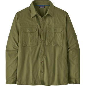 Patagonia Мъжка риза с копчета Patagonia L/S Self Guided Sun Shirt - Caper Green - размер XXL (033-2438-0415)