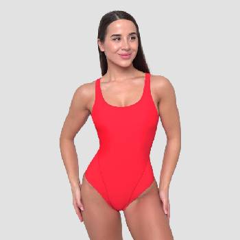 GymBeam Дамски спортен бански Red XL