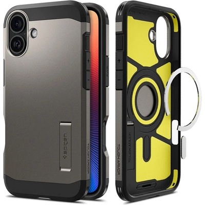 Spigen Apple iPhone 16 Tough Armor MagSafe Case gunmetal (ACS08215)