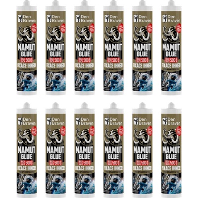 DEN BRAVEN Mamut Glue High Tack 290 ml bílý 12 ks