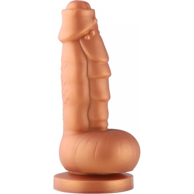 HISMITH HSD04 Squamule Silicone Dildo Suction Cup 8.1" Gold