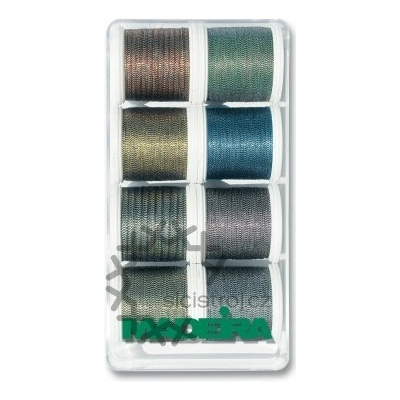Madeira 8011 - vyšívací sada Metallic " Soft " (metalické nitě) 8x200 m Madeira 8011