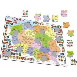 TACTIC Ukladanka Map Poland Political Maxi