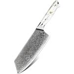 HARAHU Дамаски кухненски нож YU-37512 - Cleaver / Бяла KP37512