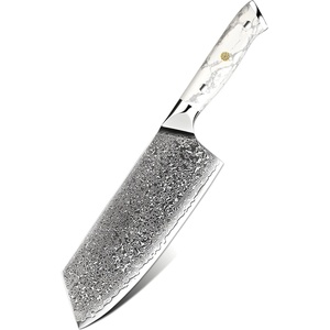 HARAHU Дамаски кухненски нож YU-37512 - Cleaver / Бяла KP37512